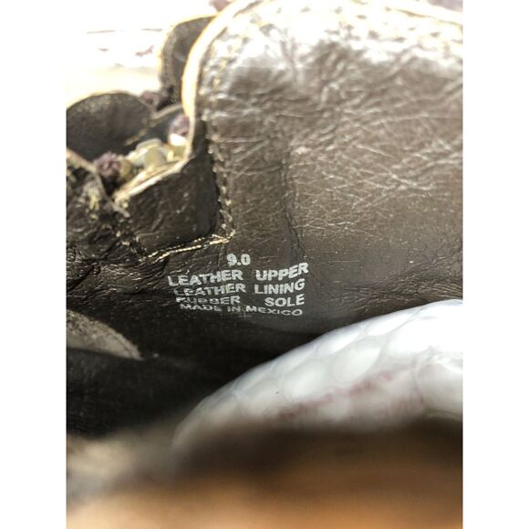 Krbonell Brown Ankle Double Sided Zipper Heeled Booties Boots Women Sz 9M US/40 - Picture 14 of 16